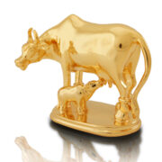 Cow & Calf - Gold 5 Inch