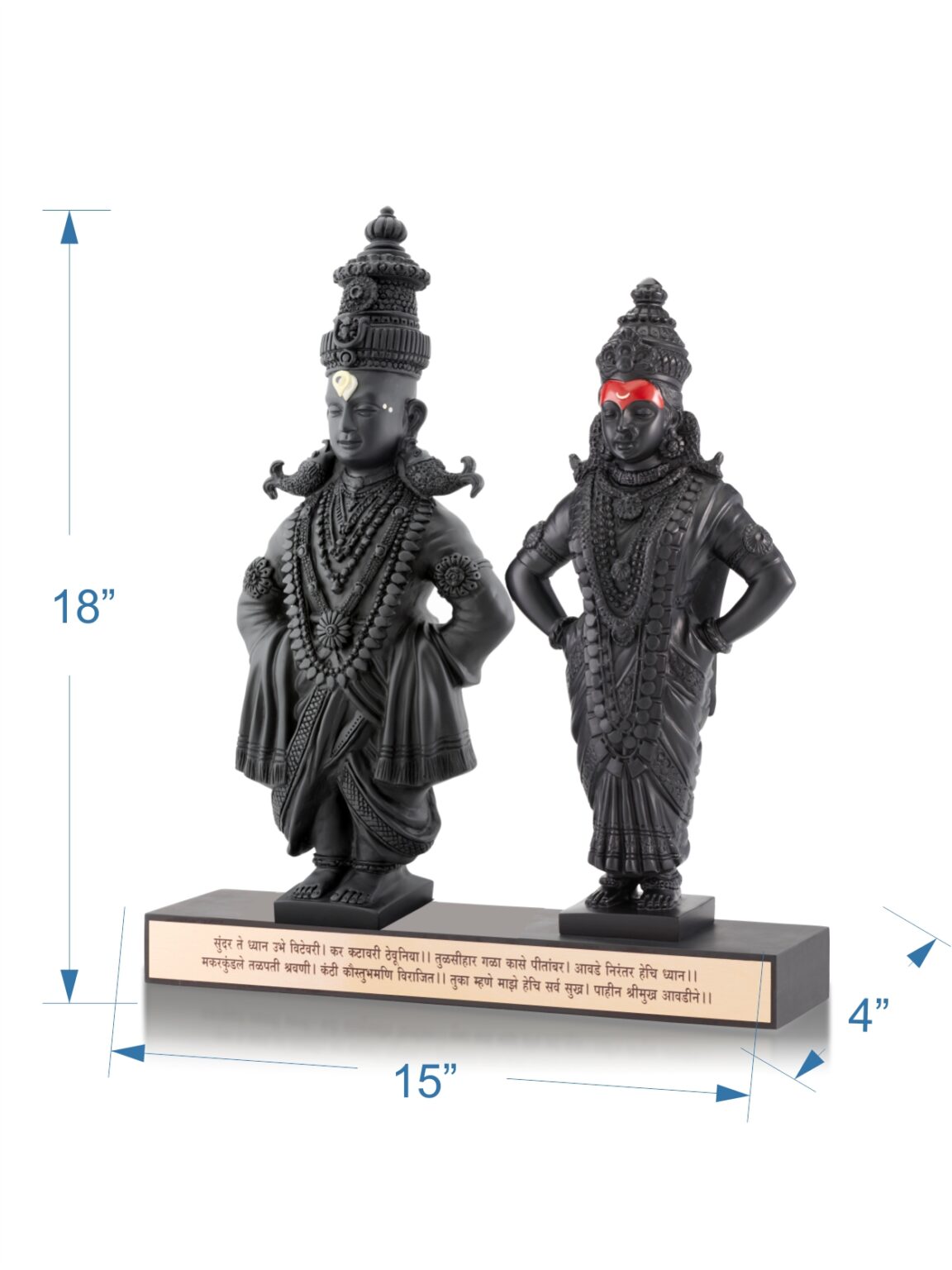 18″ Vitthal Rukmini | Blissidols