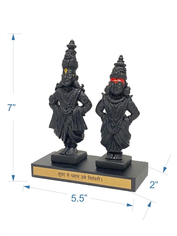 7" Vitthal Rukmini